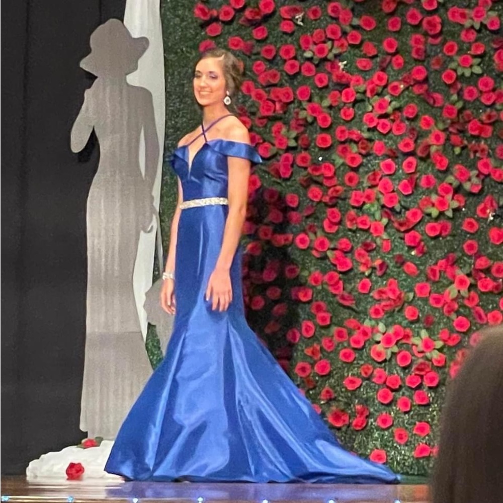 Royal Blue Pageant gown